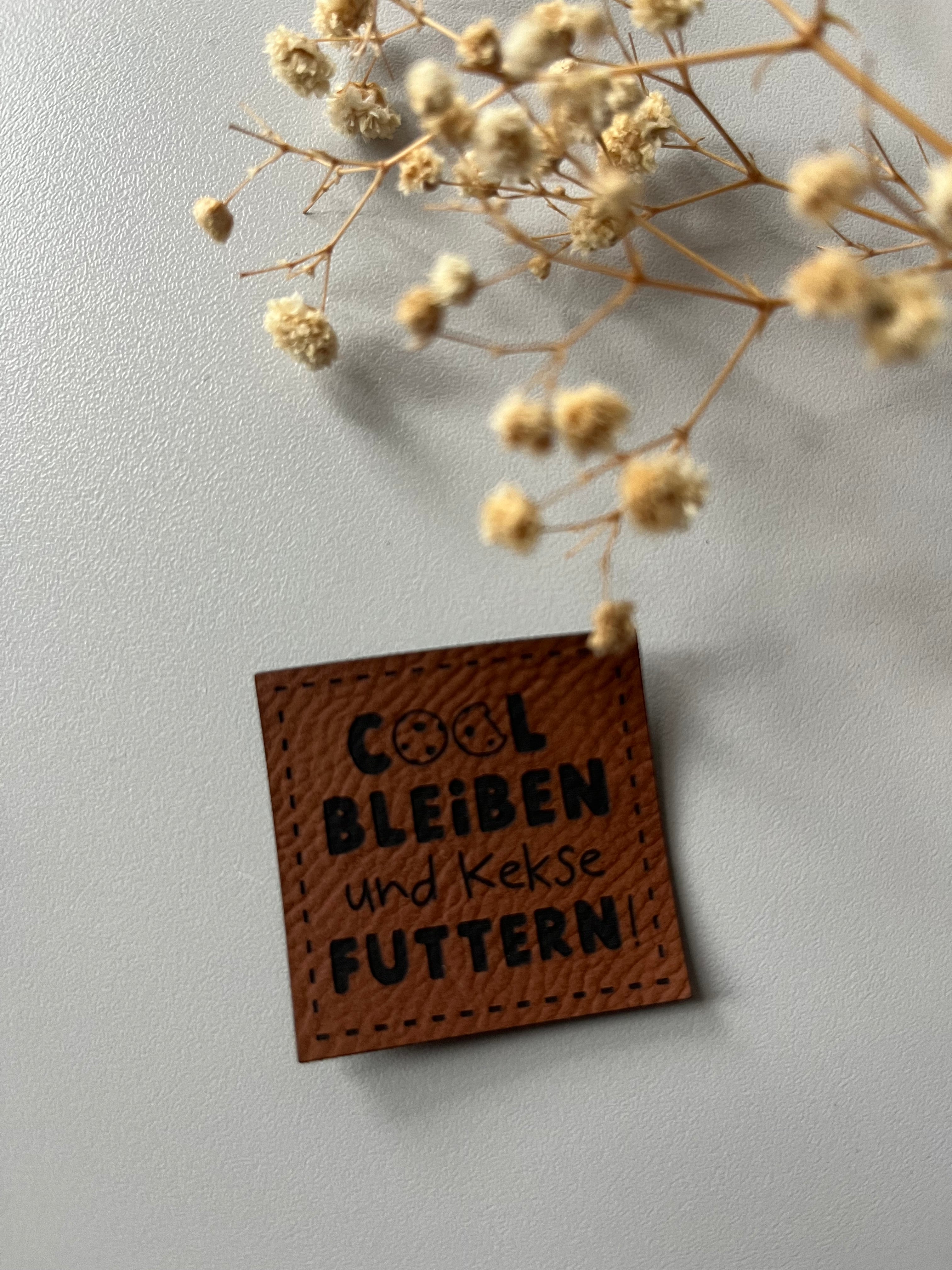 Cool bleiben und Kekse futtern Label